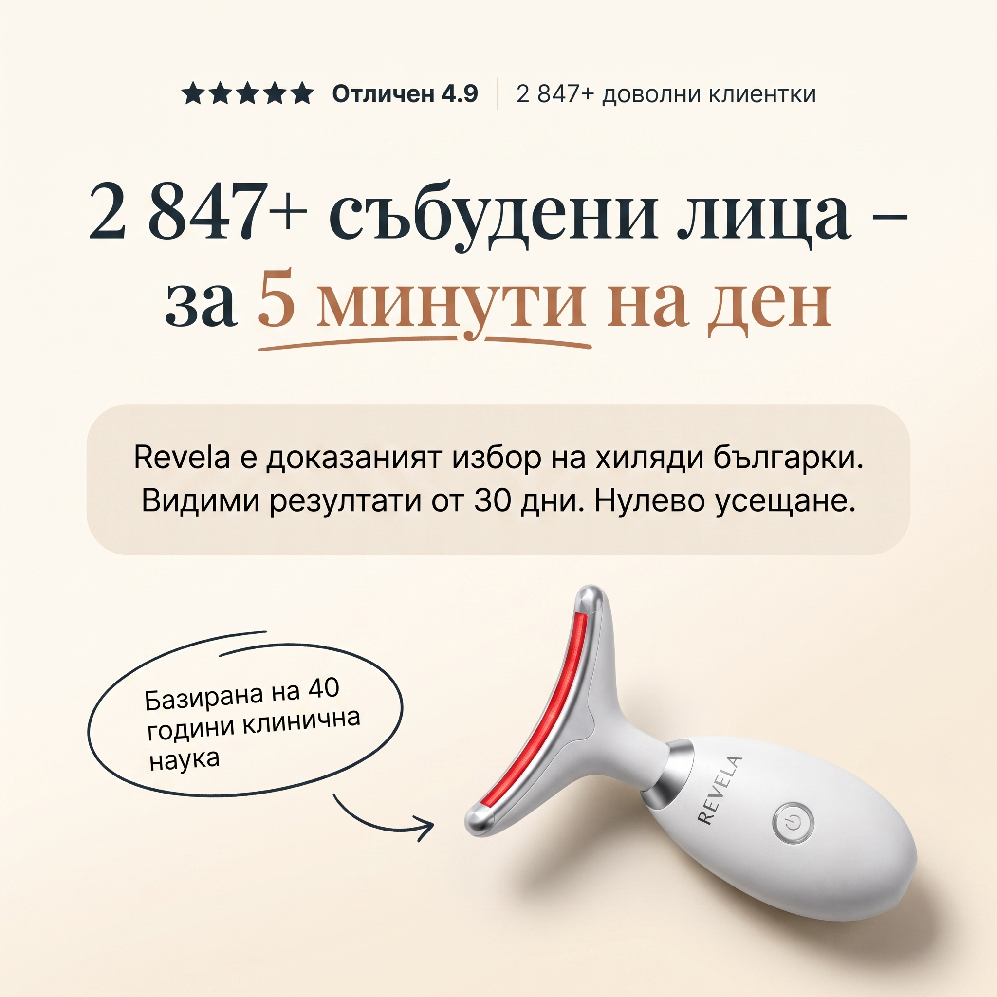 2,847+ women — 5 minutes a day